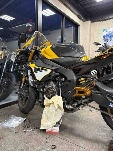 イワサキ号R1復活しました
