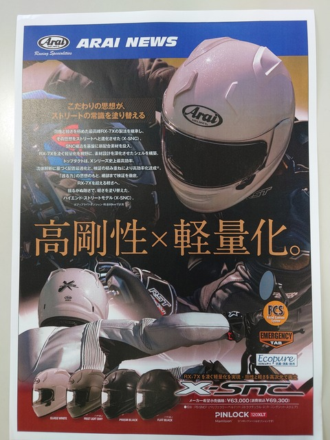 ヘルメットうんちく(#^^#)